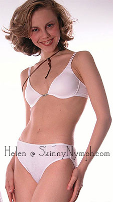 Dainty skinny teen Helen from Skinny Nymph